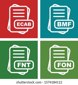 Set of 4 Quality icon
