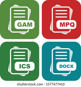 Set of 4 Quality icon
