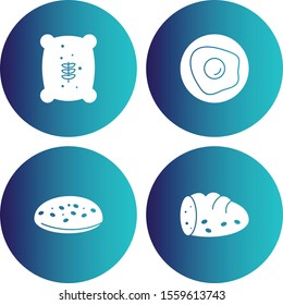 Set of 4 Quality icon for your project
