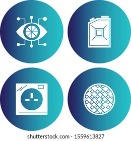 Set of 4 Quality icon for your project

