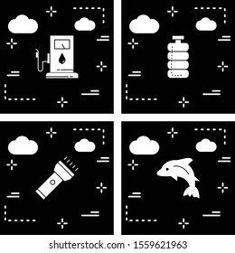 Set of 4 Quality icon for your project
