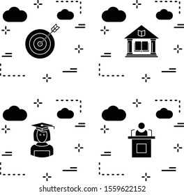 Set of 4 Quality icon for your project
