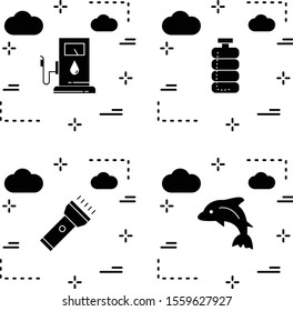 Set of 4 Quality icon for your project
