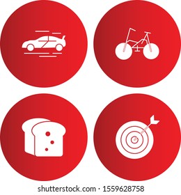 Set of 4 Quality icon for your project
