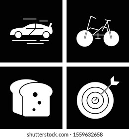 Set of 4 Quality icon for your project
