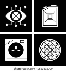 Set of 4 Quality icon for your project

