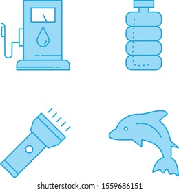 Set of 4 Quality icon for your project
