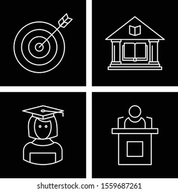 Set of 4 Quality icon for your project
