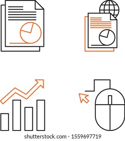 Set of 4 Quality icon for your project
