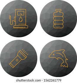 Set of 4 Quality icon for your project
