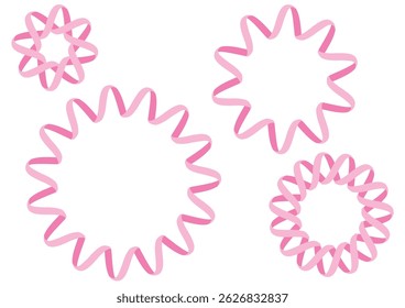 Set of 4 ribbon frames