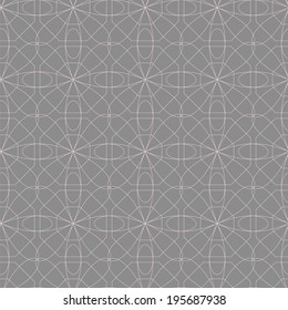 Set of 4 seamless abstract gray and white wave pattern