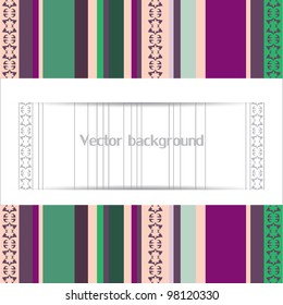 Set of 4 seamless patter. Colorful abstract background. Strip pattern. Vector illustration.