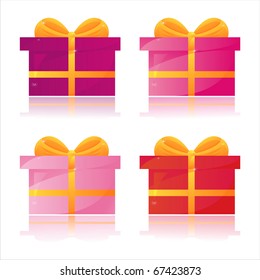 set of 4 st. valentine's day presents