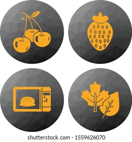 Set Of 4 Universal Icons For Mobile Application and websites


