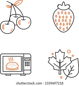 Set Of 4 Universal Icons For Mobile Application and websites


