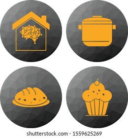Set of 4 Universal Pixel Perfect Icons for your project
