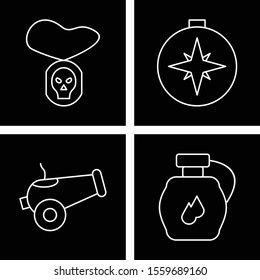 Set of 4 Universal Pixel Perfect Icons for your project
