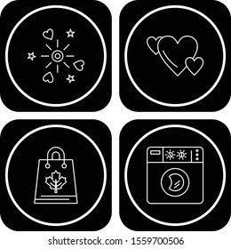  Set of 4 Universal Pixel Perfect Icons for your project
