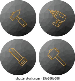Set of 4 Universal Pixel Perfect Icons for your project
