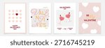 Set of 4 Valentine