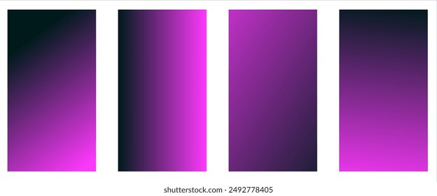 Set of 4 vector gradient backgrounds , gradient colorful background, vector eps10 