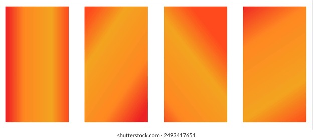 Set of 4 vector gradient backgrounds , gradient colorful background, vector eps10
