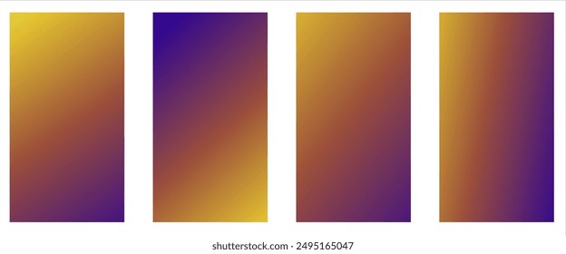 Set of 4 vector gradient backgrounds , gradient colorful background, vector eps10