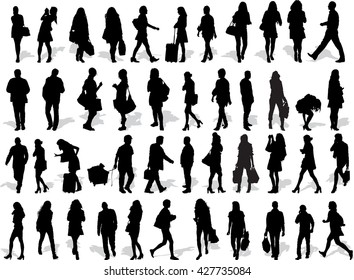 77,433 Silhouette people shopping Images, Stock Photos & Vectors ...