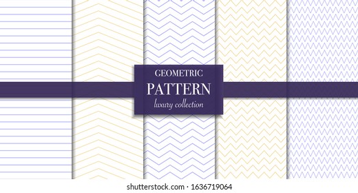 Set of 5 abstract background texture. Dotted, line pattern. Polka dot style vector illustration for wallpaper, flyer, cover, design. Repeating circle geometric ornament, decorative element