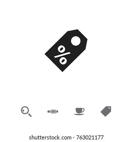 Set Of 5 Editable Business Icons. Includes Symbols Such As Tag, Research, Strap And More. Can Be Used For Web, Mobile, UI And Infographic Design.