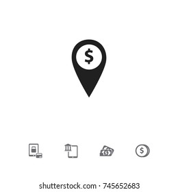 Set Of 5 Editable Investment Icons. Includes Symbols Such As Loan, Finance Protection, Mobile And More. Can Be Used For Web, Mobile, UI And Infographic Design.