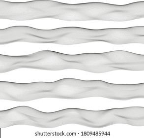 Set of 5 editable smooth mesh contour vector templates for ocean waves, desert surface, mountains, geography terrene, liquid effect. Created using AI CS6.