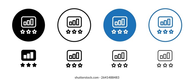 Set of 5 pixel perfect colored Performance review icons with 1 unexpanded, 1 silhouette, Set of icons representing various elements of performance review.
