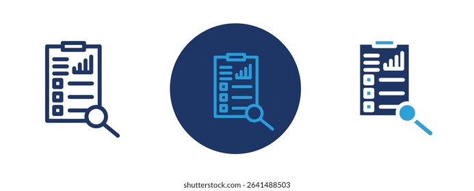 Set of 5 pixel perfect colored Performance review icon with 1 unexpanded, 1 silhouette, Chart and person icon to indicate performance review in workplace.