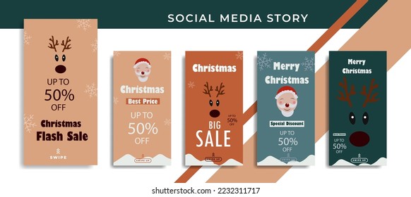 Set 5 of Social Media Networks Stories winter sale Banner Background, Mobile App, Poster, Flyer, Coupon,Smartphone Advertisement  Template Story,Liquid Abstract Modern. editable template eps 10 vector