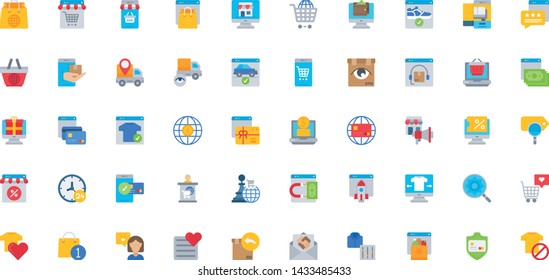 A set of 50 Ecommerce icons