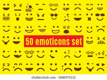 Set of 50 Emotions