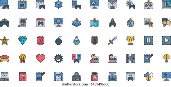 A set of 50 Game Development icons, who’s up for some gaming