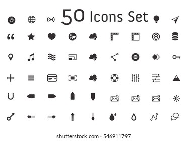 Set of 50 Icons
