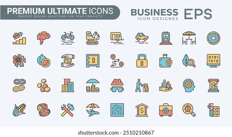 Set von 50 Linien Icons im Zusammenhang mit Bildung, Lernen, Schule, Universität, Online-Training, Editable Stroke. Vektorgrafik