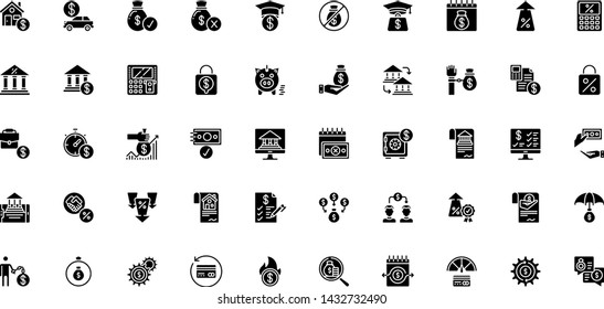 A set of 50 Loan Icons