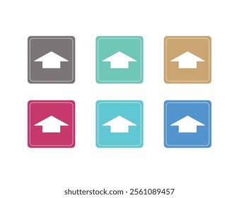 Set of 6 arrow-based signs