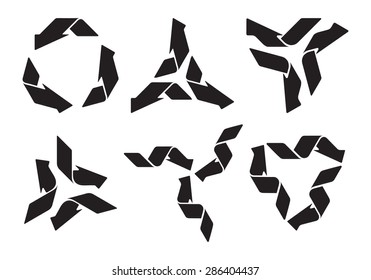 Set of 6 arrows designs for your logo or other decor
