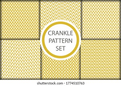 Set of 6 colorful geometric pattern background. Abstract line, dot retro style vector illustration for wallpaper, flyer, cover, banner, design template minimalistic ornament, backdrop, wrapping