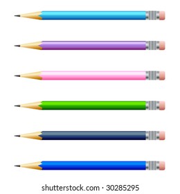set of 6 Pencils