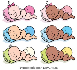 African American Baby Girl Clipart Images Stock Photos Vectors Shutterstock