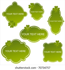 set of 6 st. patrick's day banners