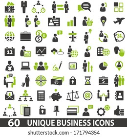 Set Of 60 Business Icons.