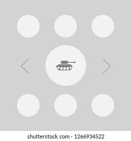 Set of 7 game icons set. Collection of submachine, treasure, victory and other elements.